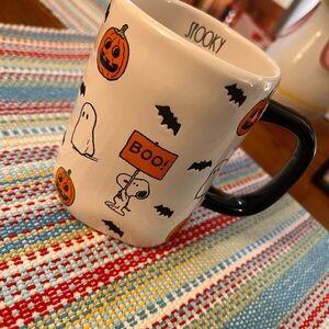 Rae Dunn Peanuts Mug with Black Handle